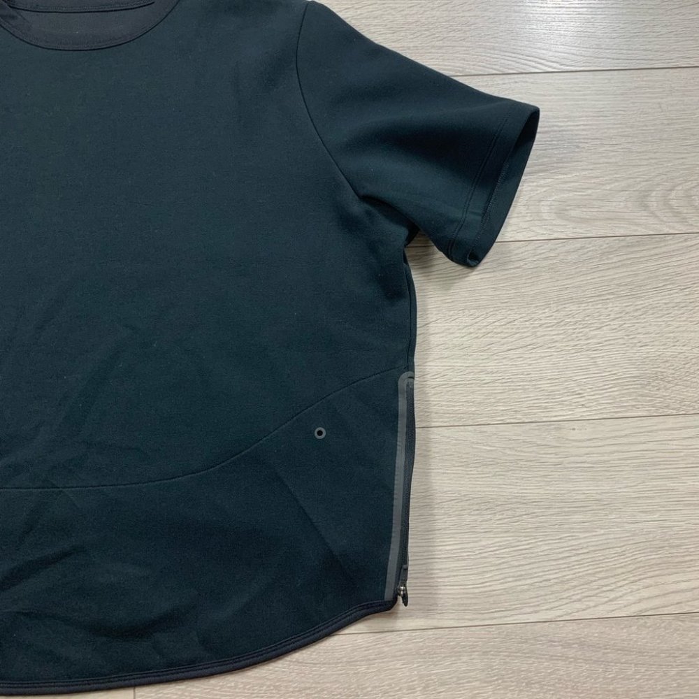 Nike Dry Black Short Sleeve Training Sweater Top - Picture 5 of 11